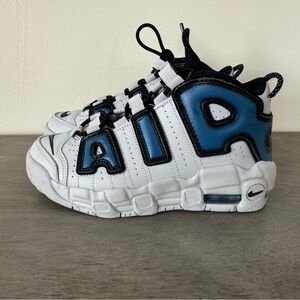 Jordan Kids White & Blue Retro Sneakers